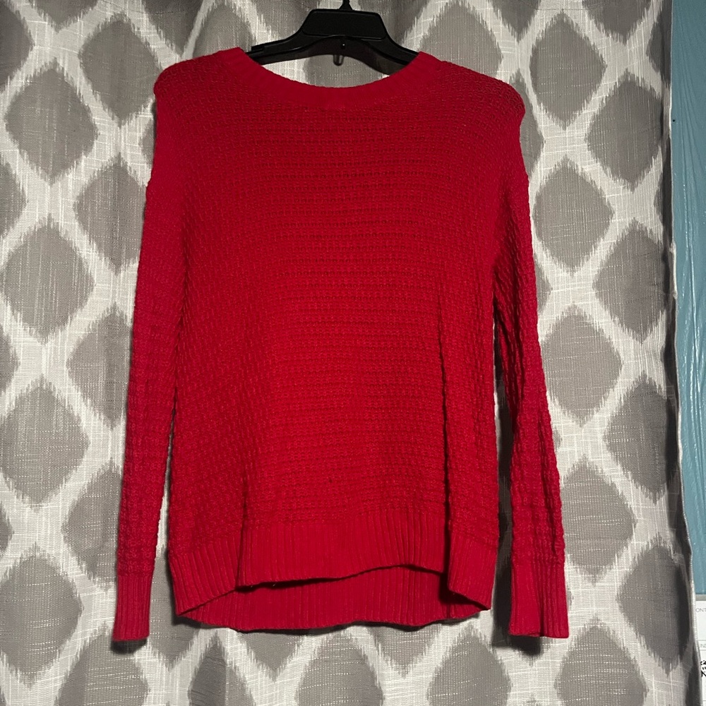 Old Navy Red Crew Neck Sweater